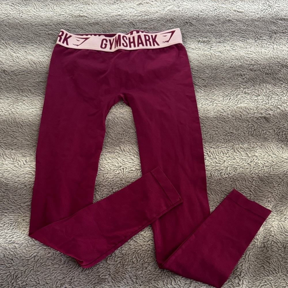Gymshark Burgundy Fit Leggings